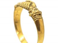 Victorian 15ct Gold Fede Ring Dated 1849