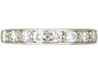 Art Deco Platinum & Diamond Eternity Ring
