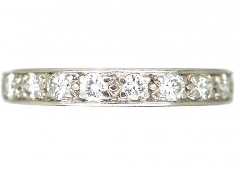 Art Deco Platinum & Diamond Eternity Ring