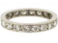 Art Deco Platinum & Diamond Eternity Ring
