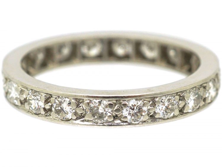 Art Deco Platinum & Diamond Eternity Ring