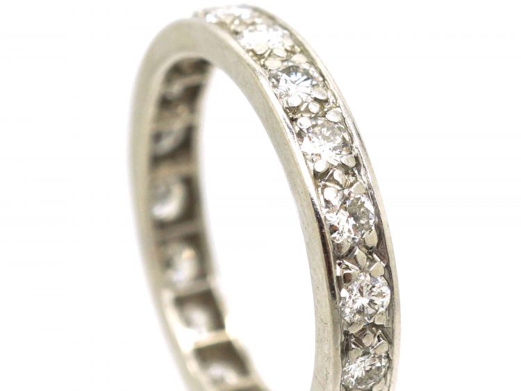 Art Deco Platinum & Diamond Eternity Ring