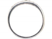 Art Deco Platinum & Diamond Half Eternity Ring