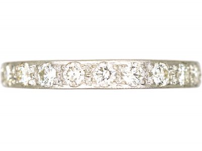 Early 20th Century 18ct White Gold & Diamond Eternity Ring