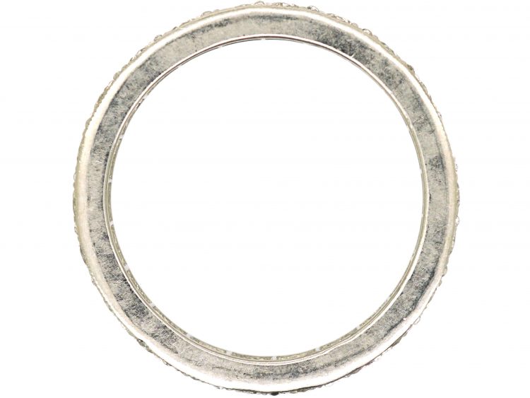 Early 20th Century 18ct White Gold & Diamond Eternity Ring