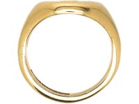 9ct Gold Signet Ring with Intaglio of Griffin's Head by Charles Green & Sons