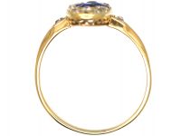 Early 20th Century 14ct Gold, Sapphire & Diamond Ace of Clubs Ring