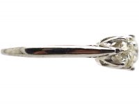 Early 20th Century 18ct White Gold & Platinum, Three Stone Diamond Ring