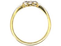 Edwardian 18ct Gold & Platinum, Diamond Cluster Ring