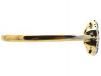 Edwardian 18ct Gold & Platinum, Diamond Cluster Ring