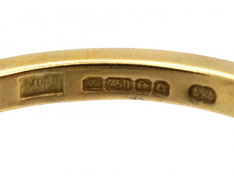 Edwardian 18ct Gold & Platinum, Diamond Cluster Ring