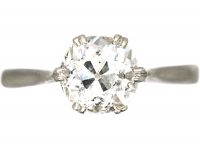 Art Deco Platinum & Diamond Solitaire Ring