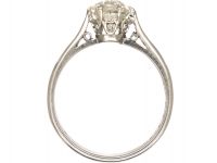 Art Deco Platinum & Diamond Solitaire Ring