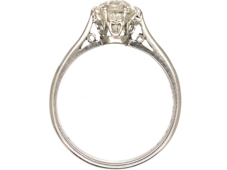 Art Deco Platinum & Diamond Solitaire Ring