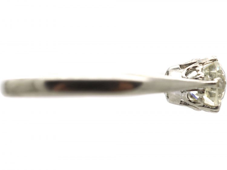 Art Deco Platinum & Diamond Solitaire Ring