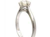 Art Deco Platinum & Diamond Solitaire Ring