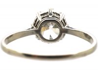 Art Deco Platinum 2.10 Carat Old European Cut Diamond Solitaire Ring