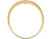 Victorian 18ct Gold Gypsy Ring set with a Diamond