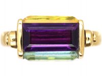9ct Gold Swivel Harlequin Ring