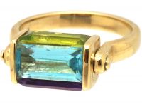 9ct Gold Swivel Harlequin Ring