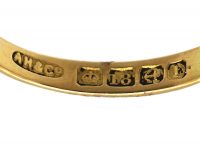 Edwardian 18ct Gold & Sapphire Solitaire Ring