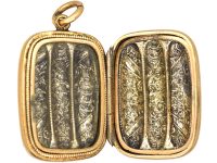 Victorian 9ct Gold Cigars in Box Locket