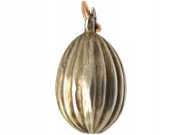 Pre Revolution Russian Silver Egg Pendant