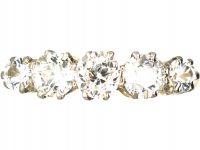 Edwardian 18ct Gold, Five Stone Diamond Ring