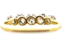 Edwardian 18ct Gold, Five Stone Diamond Ring