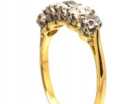Edwardian 18ct Gold, Five Stone Diamond Ring