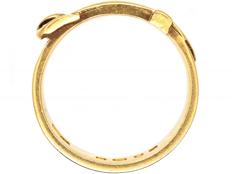 Victorian 18ct Gold Buckle Ring
