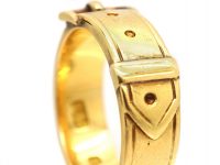 Victorian 18ct Gold Buckle Ring
