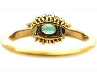 Victorian 18ct Gold, Green Tourmaline & Diamond Ring