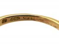Victorian 18ct Gold, Green Tourmaline & Diamond Ring