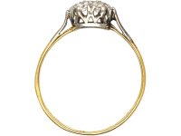 Early 20th Century 18ct Gold & Platinum, Diamond Cluster Ring