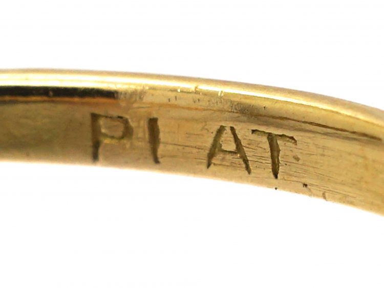 Early 20th Century 18ct Gold & Platinum, Diamond Cluster Ring