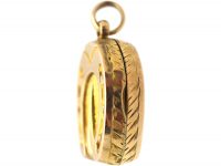 Victorian 9ct Gold Back & Front Horseshoe Locket