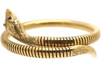 9ct Gold Snake Bangle By Smith & Pepper