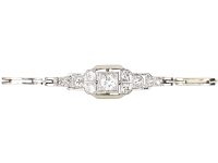 Art Deco 18ct Gold & Platinum, Diamond Bracelet
