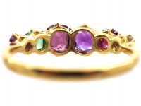 Edwardian 18ct Gold & Platinum, Acrostic Ring That Spells Regard