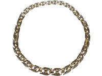 19th Century Old Mine Cut Diamond Set Collar that Converts to Two Bracelets