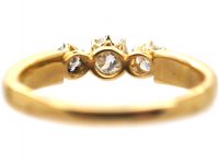 Edwardian 18ct Gold,Three Stone Diamond Ring
