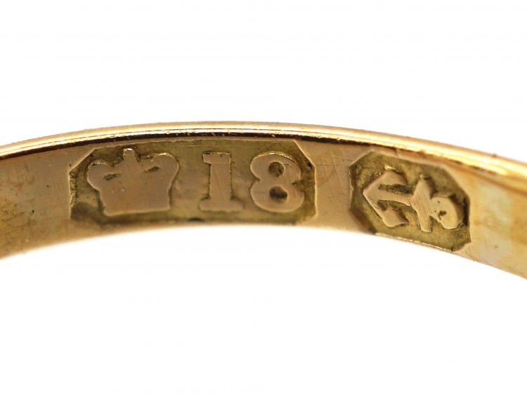 Edwardian 18ct Gold,Three Stone Diamond Ring