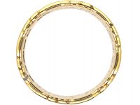 Georgian 18ct Gold, Blue & Black Enamel Mourning Ring