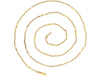 Edwardian 9ct Gold Ornate Chain