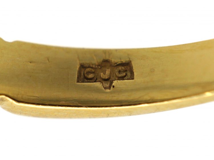 18ct Gold Half Eternity Ring set with Sapphires & Diamonds