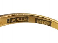 Early 20th Century 18ct Gold & Platinum, Sapphire & Diamond Five Stone Ring