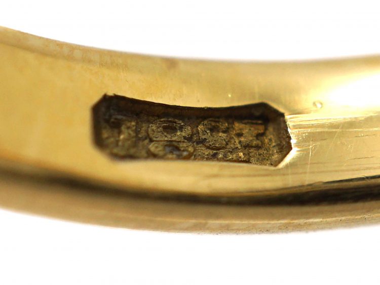 Art Deco 18ct Gold & Platinum, Three Stone Diamond Ring