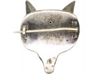 Victorian Silver Head of a Fox