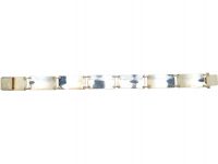 Norwegian Vintage Silver & Mauve Enamel Bracelet by Opro